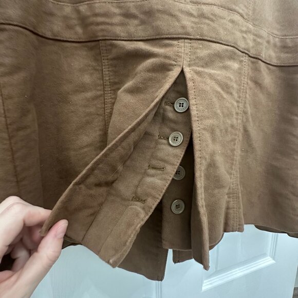 Brown Marc Jacobs Vintage Double Breasted Military Utility Jacket Size L - Picture 8 of 9